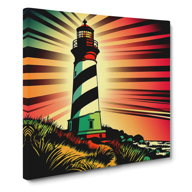 Lighthouse No.1 - No Frame Print, 35cm H x 35cm W x 3cm D