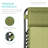  Set Of 2 Zero Gravity Lounge Chair Recliners For Patio, Pool W/ Cup Holder Tray - Dusty Green/Black-971443134-971443089