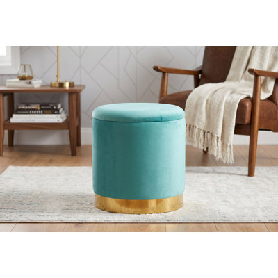 Dube Velvet Ottoman