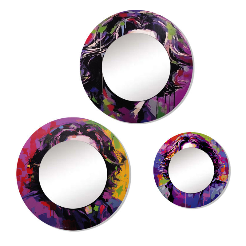 Loiacano Metal Round Mirror