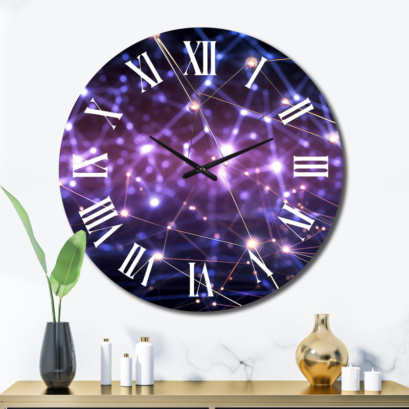 Horloge murale abstraite, Très grand