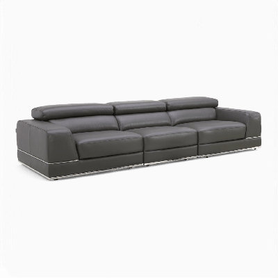 Canapé modulaire 3 pièces Amadeo gris éléphant
