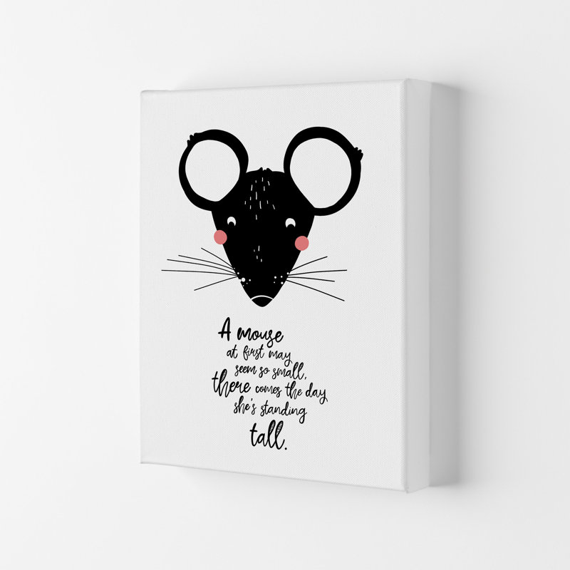 Mouse by Miniofmine - Print, Wrapped Canvas, 84cm H x 59.4cm W x 4cm D