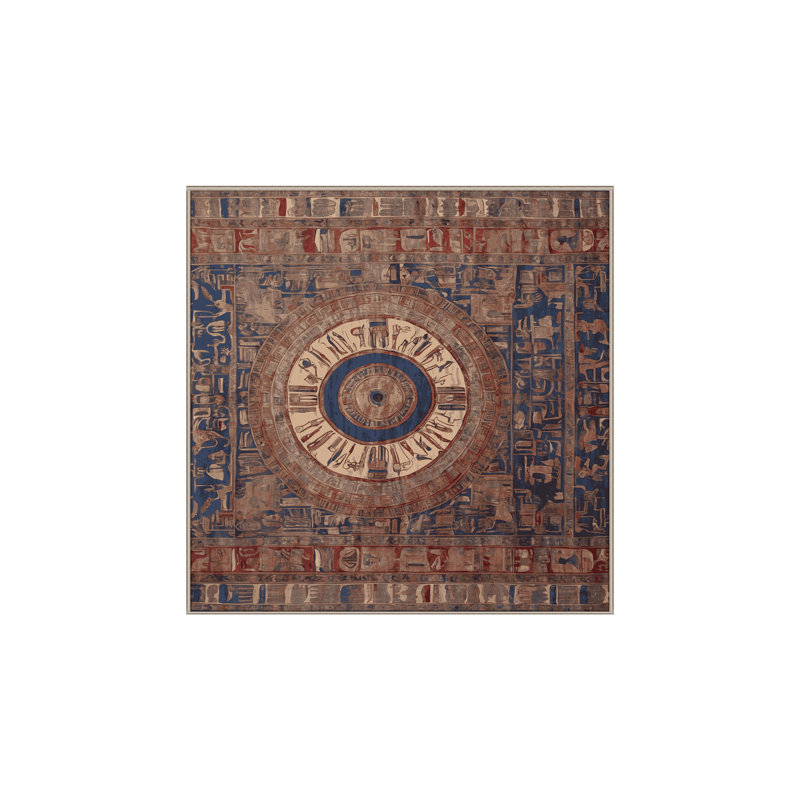 Tapis brun soyeux et moelleux, Carré 6 pi