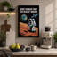 Work the Night Shift on Mars Retro - Wrapped Canvas-1540732842-1540732851
