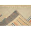 Tapis rayé en laine à tissage plat kilim 5 x 8