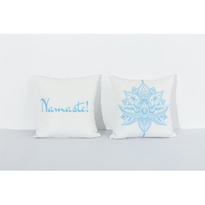 Ahlanni Indoor / Outdoor Square Throw Pillow Cover