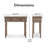 Cassatt Cassatt 2 Drawer Console Table, Gray