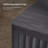 Modern Fluted Waveform Panel 3-Drawer Nightstand-392737596