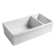 Whitehaus Collection 36" Reversible Large and Small Bowl Fireclay Kitchen Sink: 2½” lip Front Apron