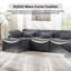 Causeuse à compression Segal 81,5 de large sans assemblage-1094603687
