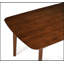 Mid-century Modern Rectangular Dining Table with Warm Wood Finish for Elegant and Functional Home Decor