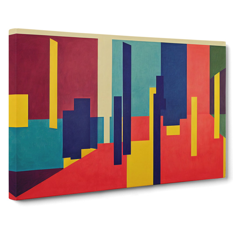 Enviable Modern Abstract - Wrapped Canvas, 40cm H x 60cm W x 3cm D