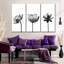 «Black and White Botanical», reproduction sur toile-92833454