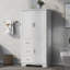 Armoires spacieuses en MDF blanc, style moderne pour la cuisine et le bureau personnel