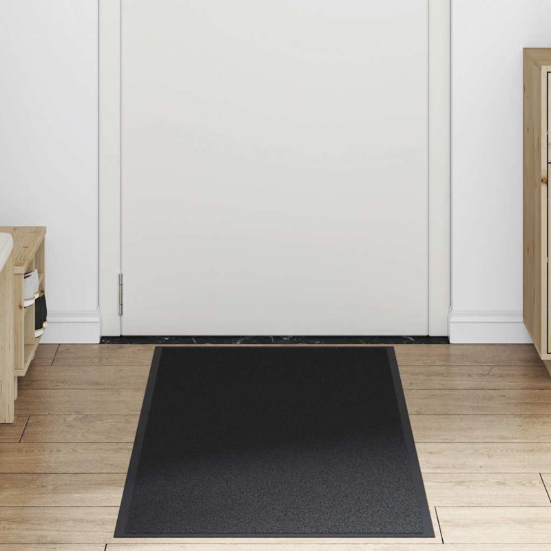 Non-Slip Indoor / Outdoor Door Mat, Black, 60cm W x 180cm L