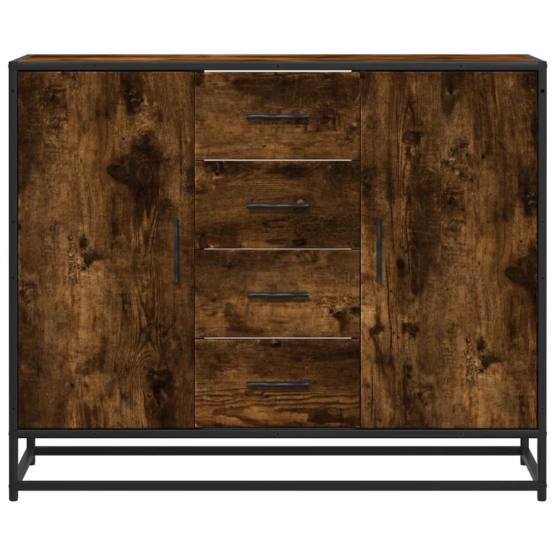 Ameria 92cm Sideboard, Smoked Oak