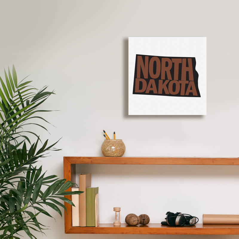 'North Dakota 2' by Art Licensing Studio Canvas Wall Art