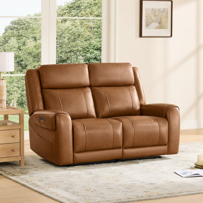 Winslow Top Grain Leather Power Reclining Sofa