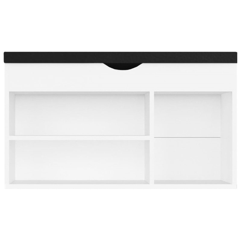 Annalese 5 Pair Shoe Storage Cabinet, White