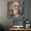 «Owl And Coffee» par Rey Klimt, art mural en métal
