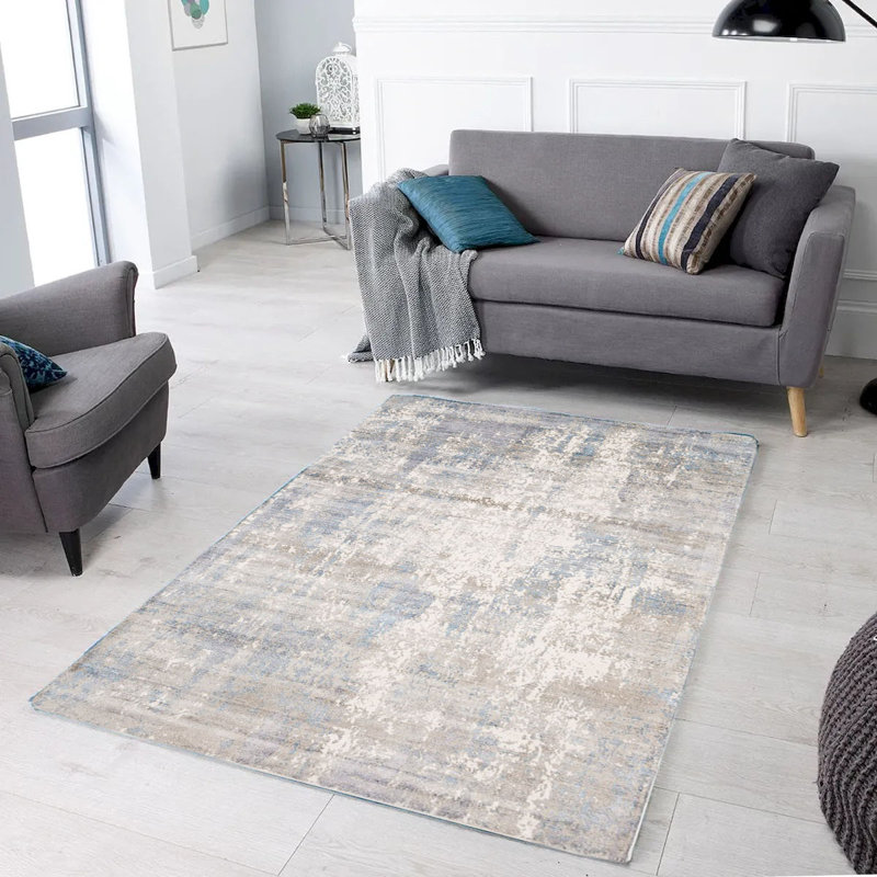 Tapis bleu Allure, Rectangle 12 pi x 9 pi