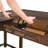 Dwanda Adjustable Height L-Shaped Computer Desk with Built-In Electrical Outlet-703472883