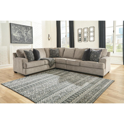 Akef Upholstered L-Shaped Sectional Symmetrical