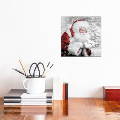 Santa's Little Friend by Bluebird Barn - Print on Canvas