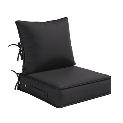 Outdoor Deep Seating Cushion Set Water-Resistant & Fade-Resistant Patio Chair Cushions
