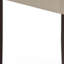 Ensemble de deux chaises Parsons en bois crème et brun-389629074