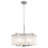 5 - Light 18.7" Dimmable Modern Round Drum Chandelier With Water Ripple Glass Shape-1036067860
