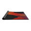 Tapis noir/rouge/orange tissé à la machine-1830644776
