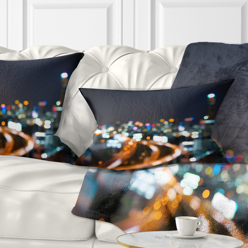 Coussin de la ville de Crépuscule, 12 pi x 20 pi, Coussin lombaire