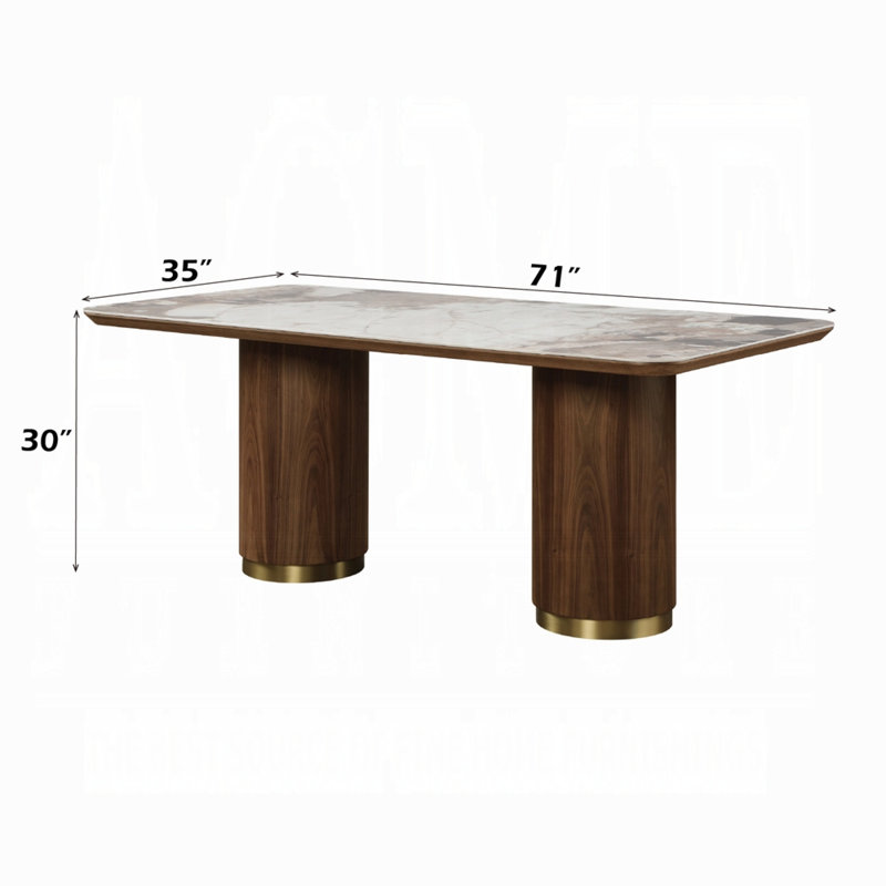 Willene Dining Table W/ceramic Top