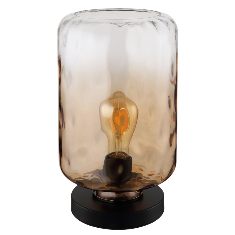 Metal Table Lamp, Red
