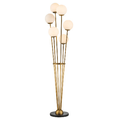 Aurora Bloom 5-Globe Floor Lamp