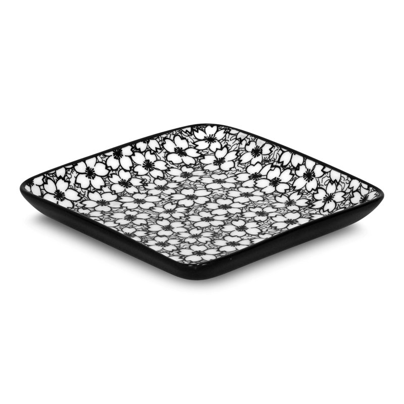 Collection d'assiettes noires