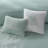 Oversized Cotton Jacquard Comforter Set Aqua-114529001