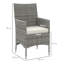 Patio Dining Armchair with Cushion