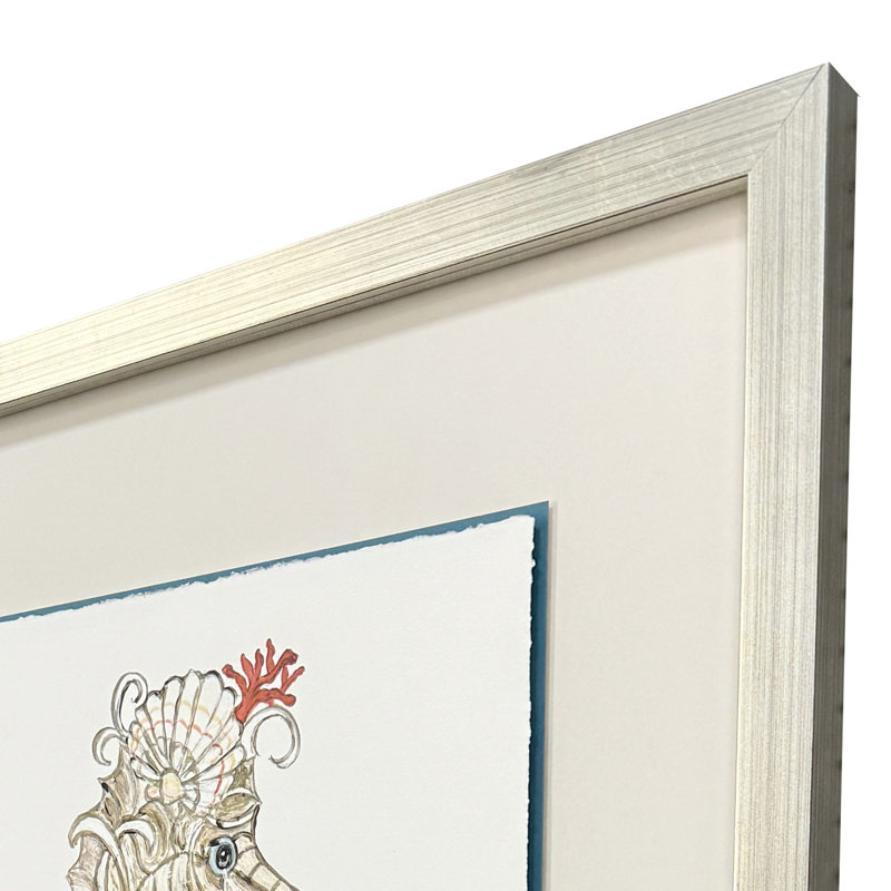 «Seahorse Celebration I», art encadré