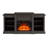 Media Console Table with Large Storage Cabinet,with 23" Fireplace Insert, for TV Up to 70'', Modern TV Media Entertaionment Stand,  Grey-1047996467