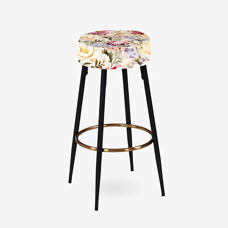 Spring Bouquet Botanical Pattern - Floral Bar Stools Set Of 2