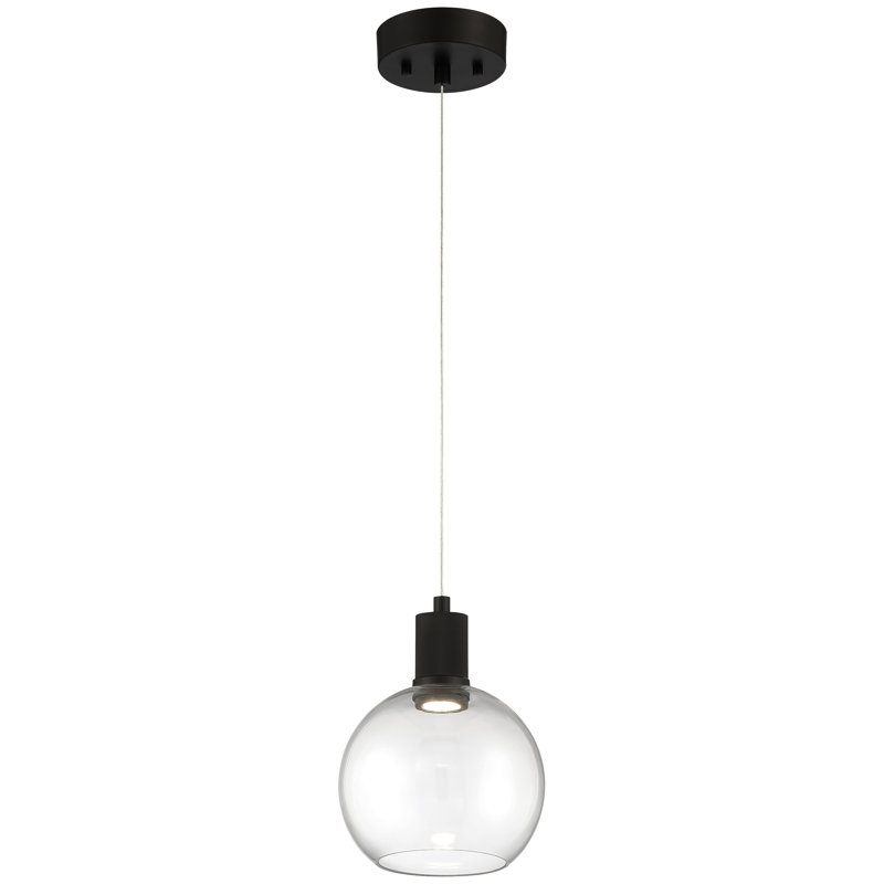Tonika 1 - Light LED Single Pendant, Matte Black