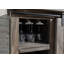 Railway Floor Wine Bottle Rack in Grau