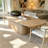 RH-Style Bleached Oak Oval Solid Oak Dining Table-696035874
