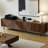 Black walnut solid wood TV cabinet-105341445