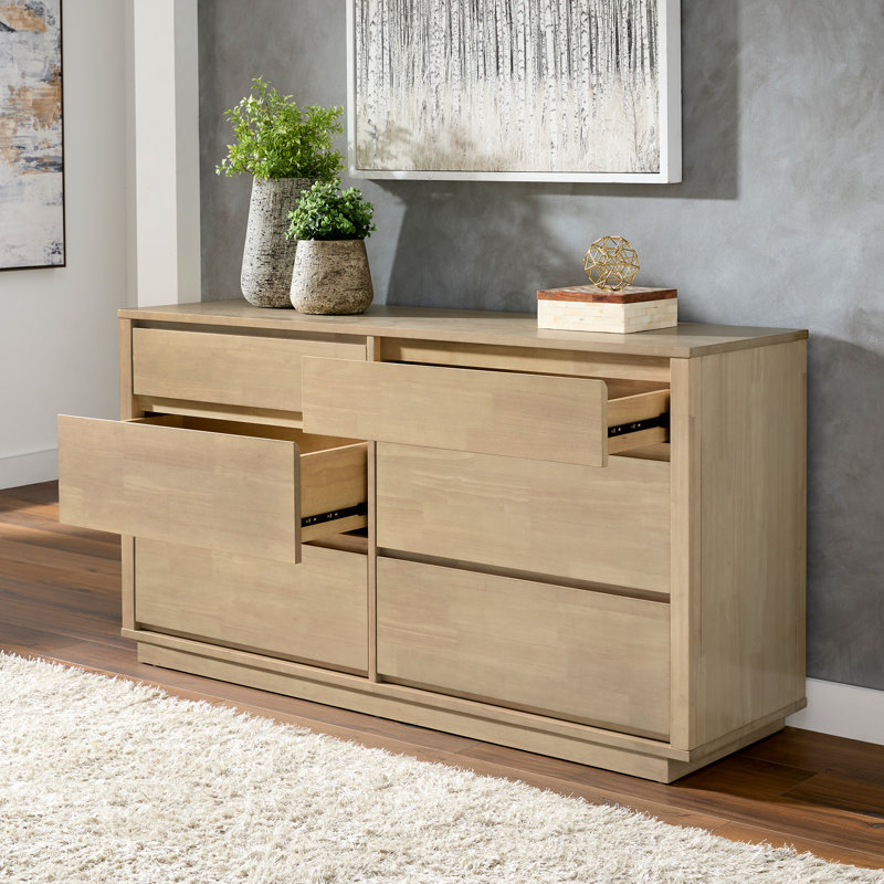 Ismail Danish-Inspired Modern 6-Drawer Dresser