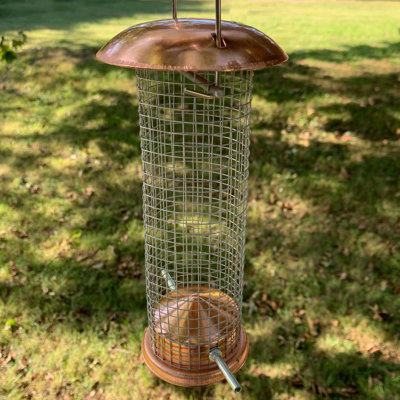 Geeta Metal Hanging Tube Bird Feeder