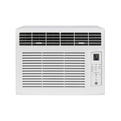 Ge 6,000 Btu Electronic Window Air Conditioner For Small Rooms Up To 250 Sq Ft - Awcs06Bwfc